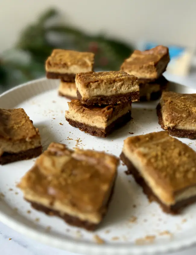 Ginger Cheesecake Bars